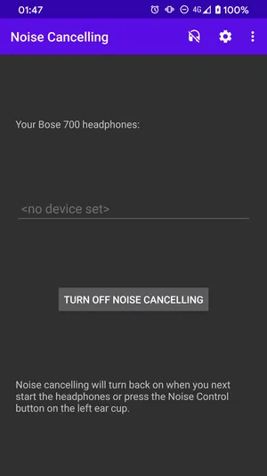 Noise Cancelling